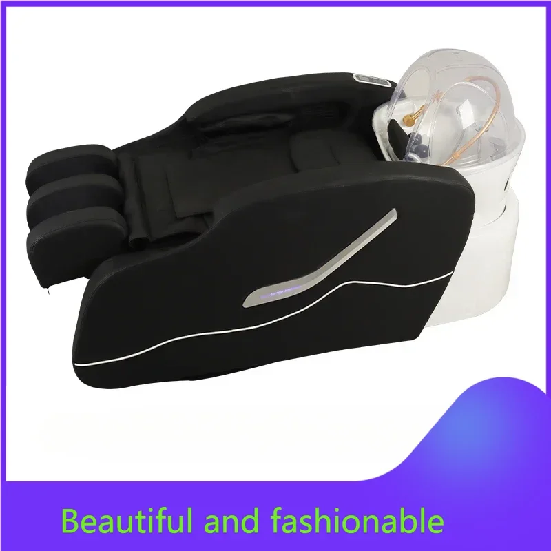 

zGAutomatic Intelligent Electric Shampoo Chair Hair Salon Ceramic Basin Shampoo Flush Massage Integrated