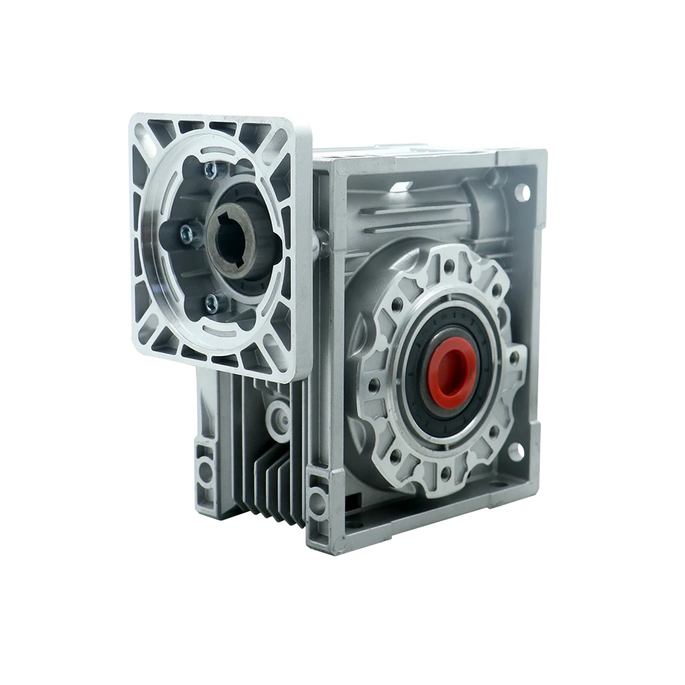 HLTNC Turbine Reducer RV075 Diameter 19 24 28 mm Motor Power 0.55 0.75 1.1 1.5 2.2 3 4kw worm speed reducer for stepper motor