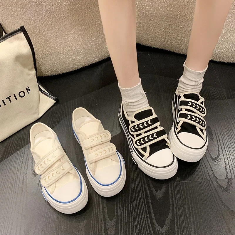 Shallow Mouth Shoes Woman 2024 Espadrilles Platform Slip On Sneakers Autumn Round Toe Creepers New Summer Sports Fall Clogs Casu