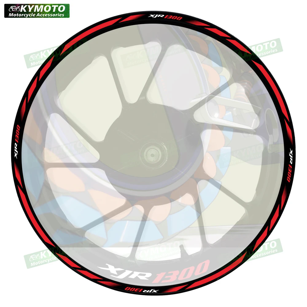 

For XJR1300 XJR 1300 motorcycle accessories 17 inch front and rear hub stickers fairing reflective rim stickers decoration