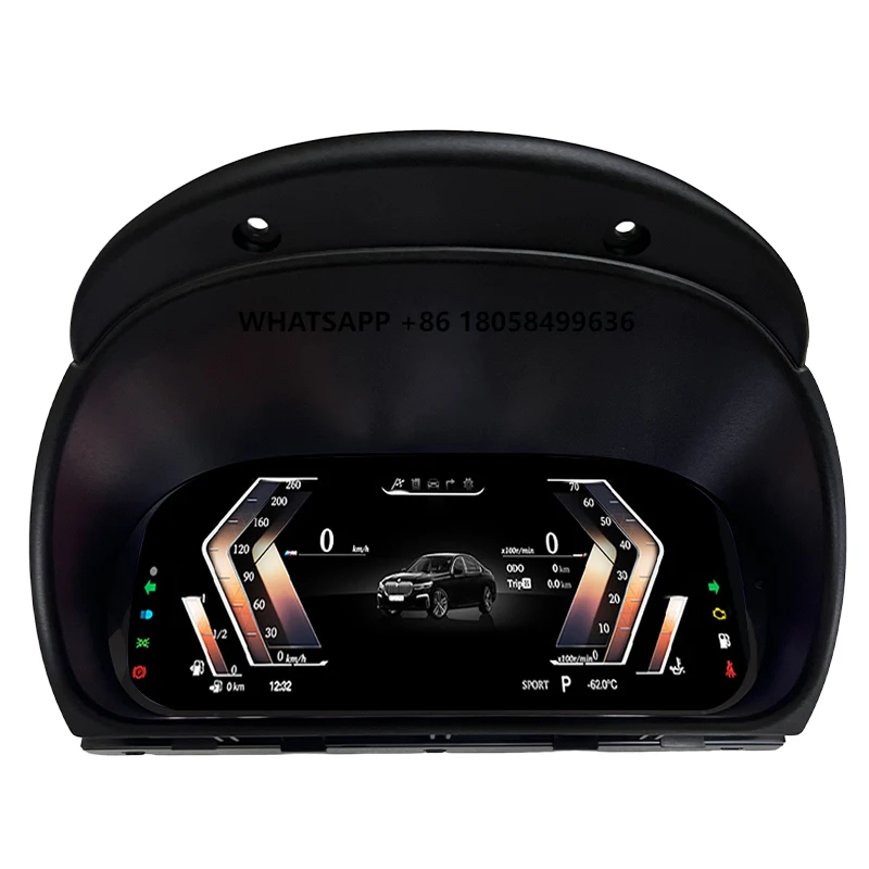

New Upgrade 12.3 Inch Digital LCD Cluster Car Speedometer Dashboard Display Instrument for BW E90 E91 E92 E93 2005-2012