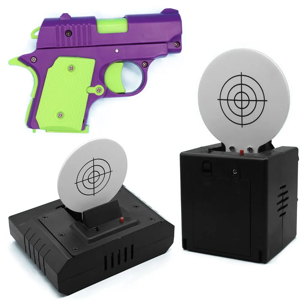 Saco brincalhão com Indução Elétrica Alvo para Esportes ao ar livre, Toy Gun, CS Game Training, Indoor e Lazer, 2MW Laser, QG512