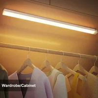 LED Motion Sensor Light Wireless LED Night Light Type C Rechargeable Light Cabinet Wardrobe Lamp Staircase Backlight For Kitchen - Image 3