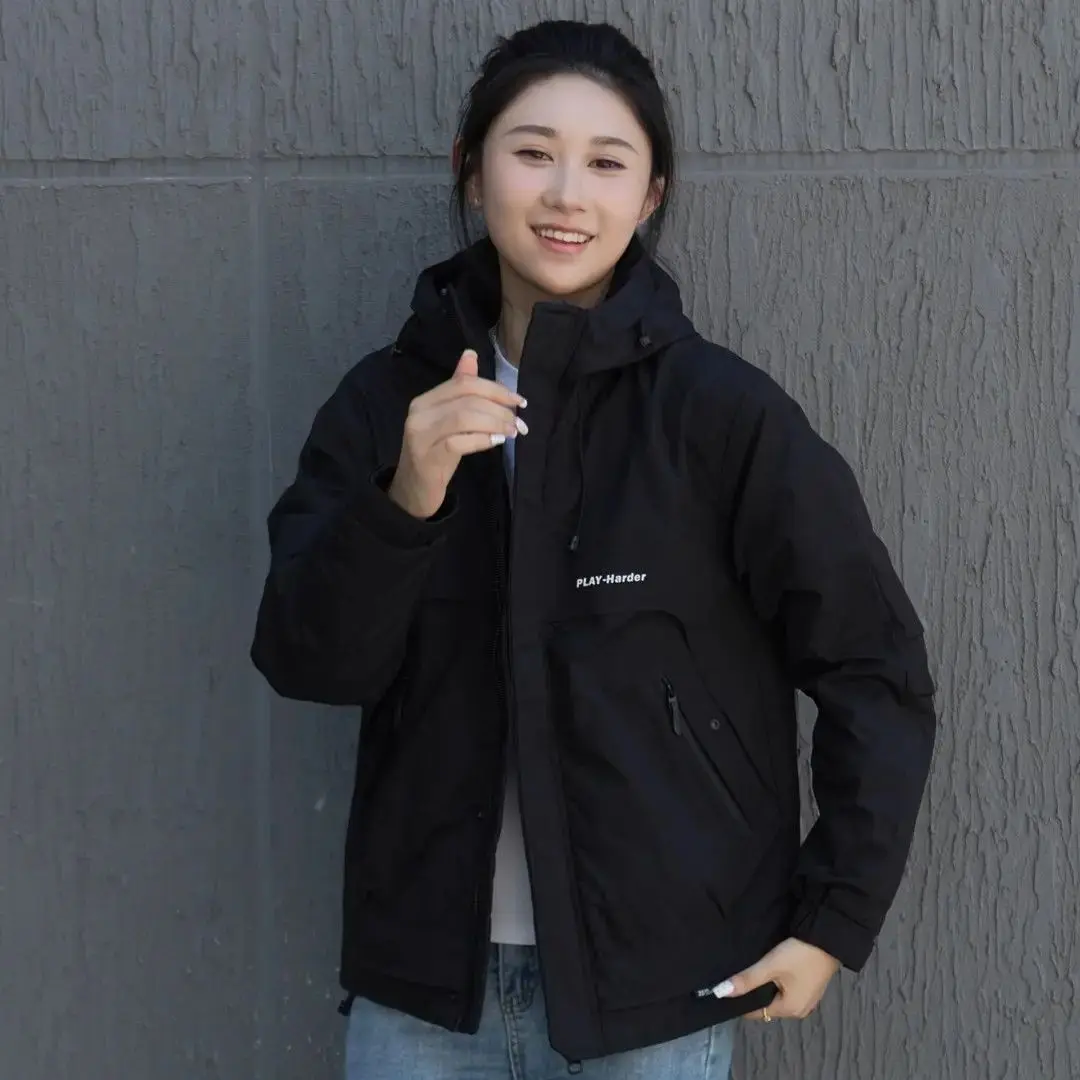 

Men's Hooded Jaet Thermal Workwear Cotton Jaet Long Sle Faionable Casual Outerwear Warmth Autumn Winter New Arrival