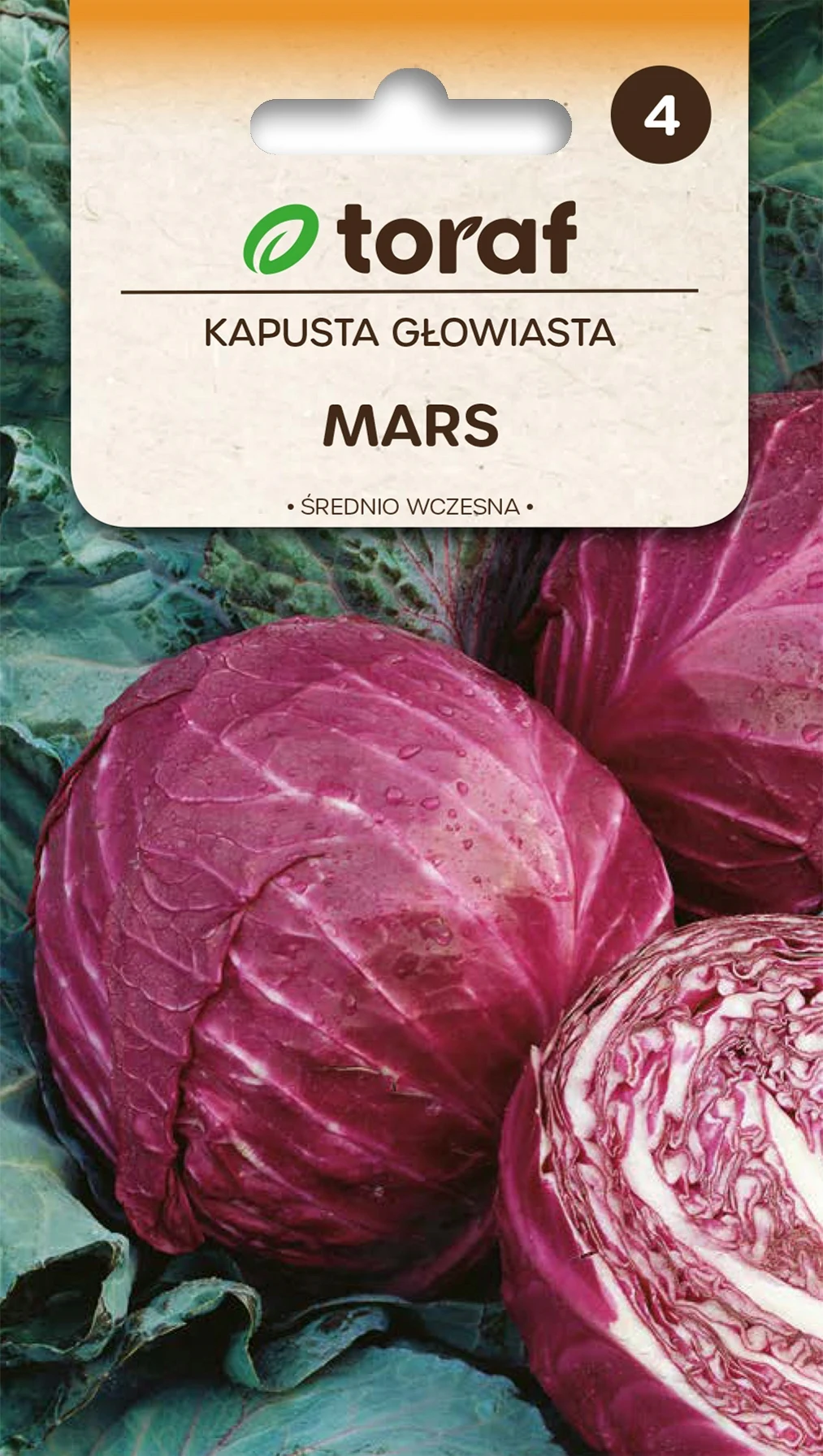 MARS rode kopkool medium vroege zaden 1G Toraf 96