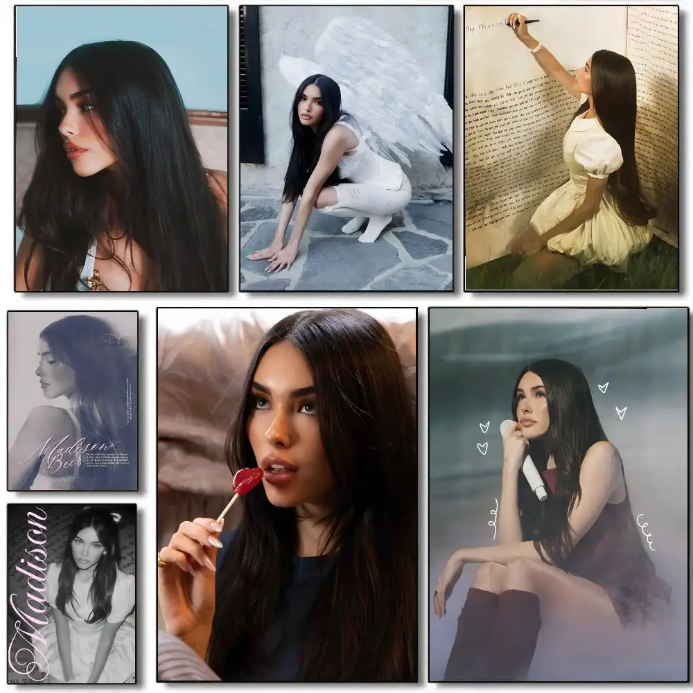 Singer M-Madison Beer Poster HD Waterproof Aesthetic Wall For Home Decor Trendy Durable Easy To Apply Art
