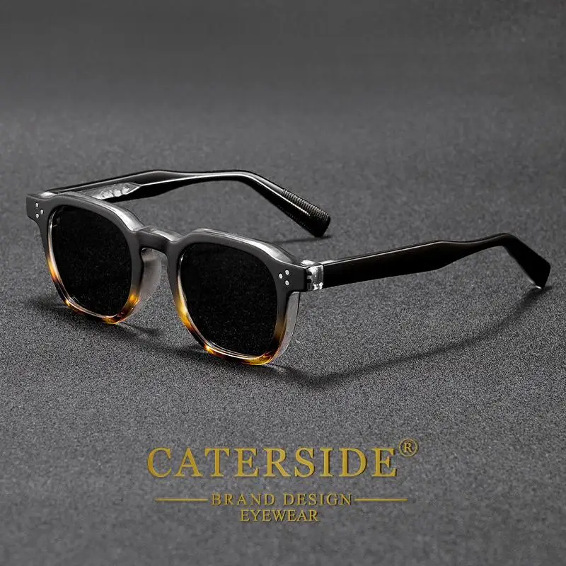 CATERSIDE Modische verschreibungspflichtige Herren-Sonnenbrille, quadratisches Design, individuelle Sonnenbrille, Damen-Reise-Party, optische Brillen – Detail 8