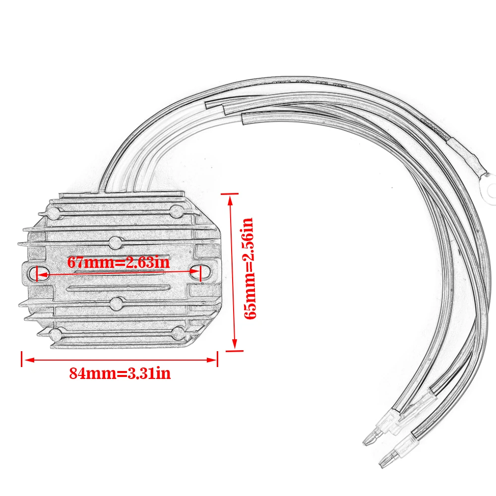 Regulator Rectifier For Mercury F10 F15 F20 879147T62 For Tohatsu MFS9.9C MFS15C MFS20C MFS20 MFS15D MFS20D 3BJ-76060-0