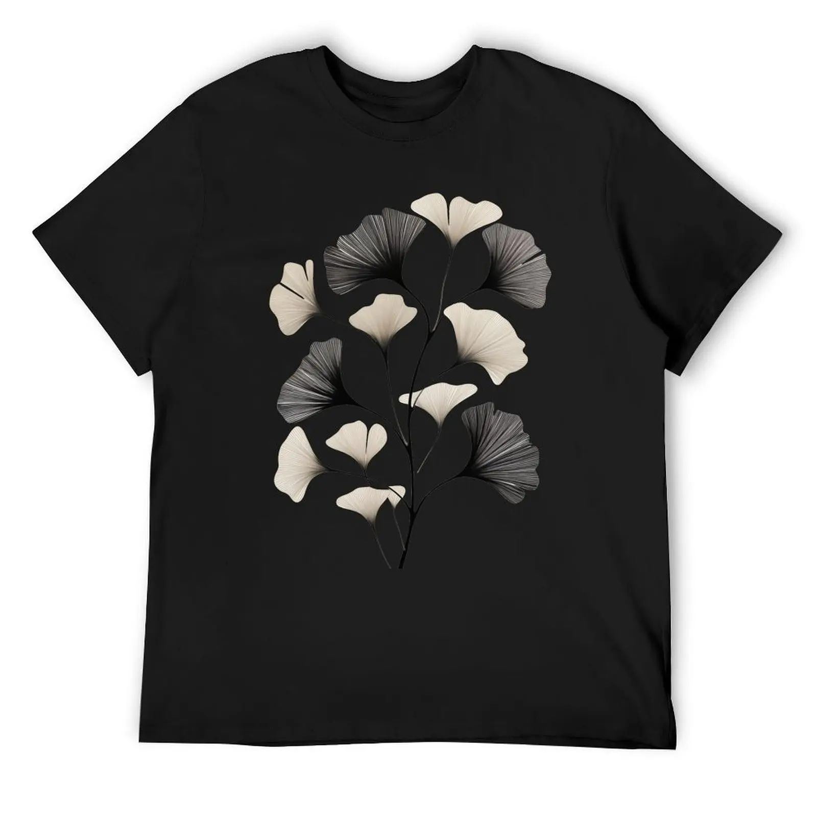 

ginkgo leaves botanical art T-Shirt vintage t shirts shirts graphic heavyweights mens t shirts