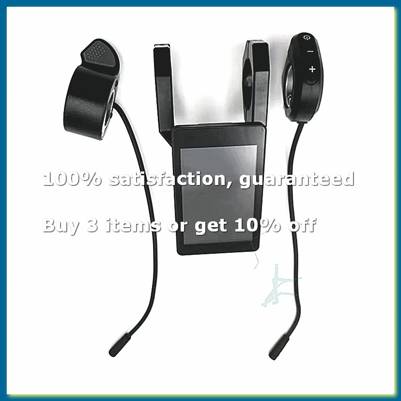 48V Dashboard Electric Scooter LCD Display Digital Meter with Switch Throttle for S Electric Scooter-FABY