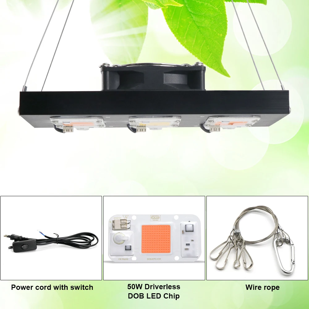 DIY LED grow light Hydroponic Growth Light DOB Led Grow Bulb Full Spectrum 220V UV Lamp Plant Flower Seedling High quality