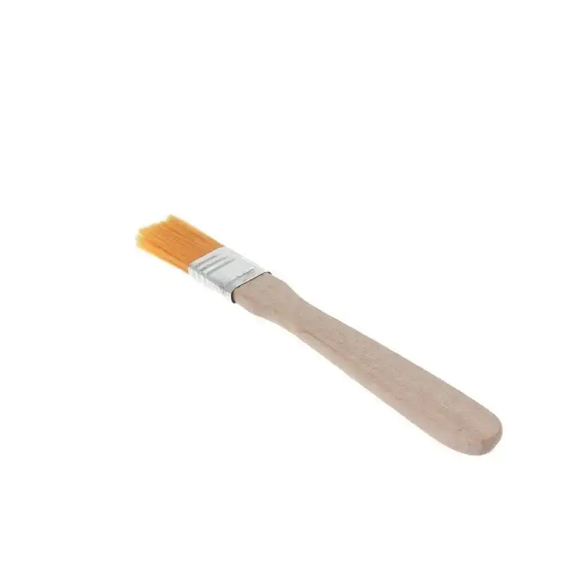 10pcs High-Quality Wood Handle Nylon Bristle Brushes for Soldering Flux Residue Removal Keyboard & PC Cleaning and Art Projects