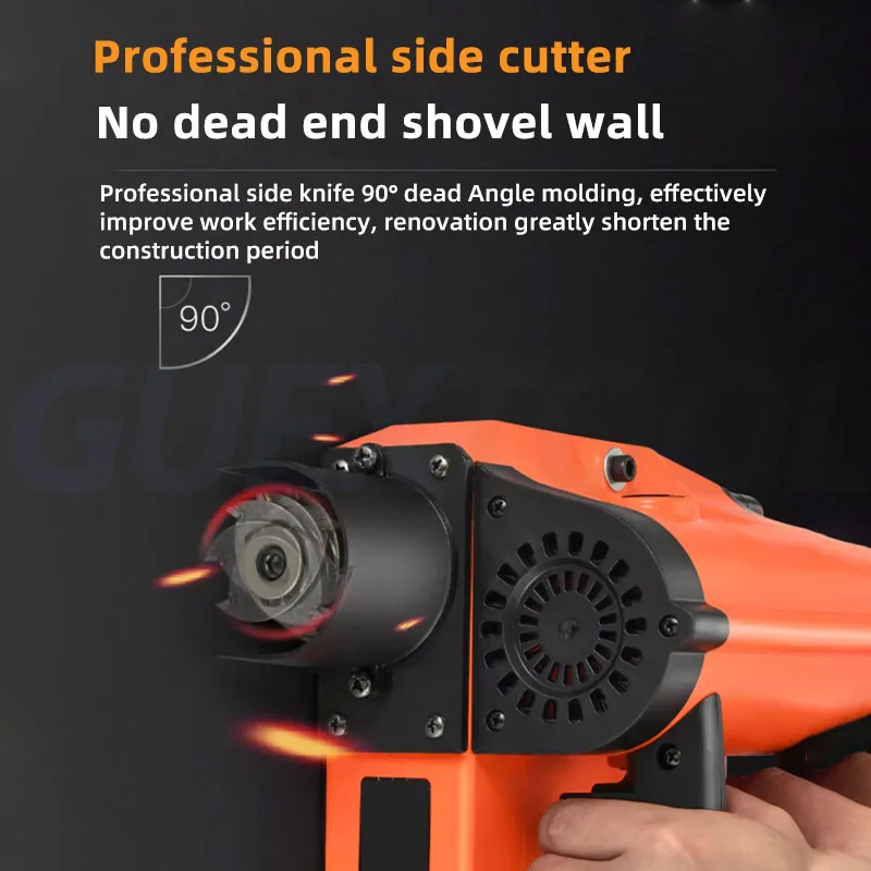 Electric Wall Planer For Scraping Dead Corners Portable 42802W Decoration Rough Planing Concrete Putty Wall Scraping Tool