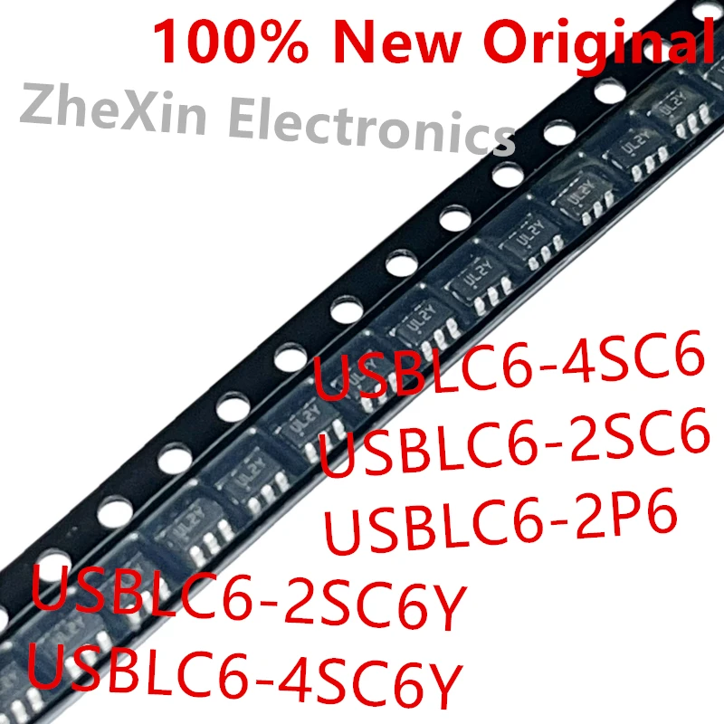 20PCS/Lot  USBLC6-4SC6  UL46 、USBLC6-2SC6  UL26 、USBLC6-2SC6Y  UL2Y 、USBLC6-4SC6Y  UL4Y 、USBLC6-2P6  New ESD Suppressor Diode
