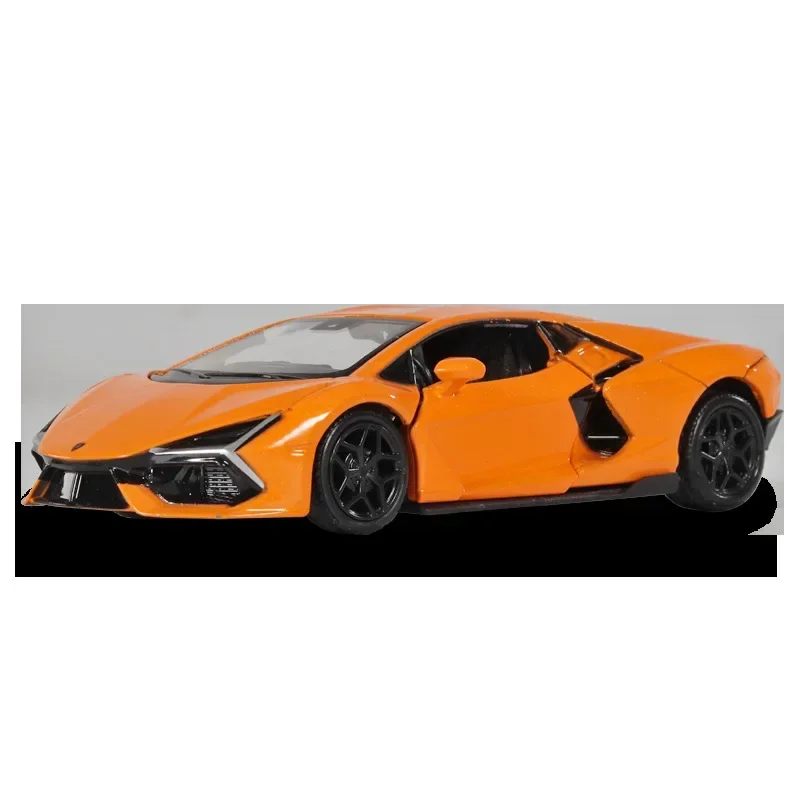 รถ Lamborghini Revuelto รุ่นใหม่ ขนาด 1:36 ของเล่นรถโลหะหล่อขึ้นรูป แบบดึงหลัง สำหรับเด็ก ของสะสม