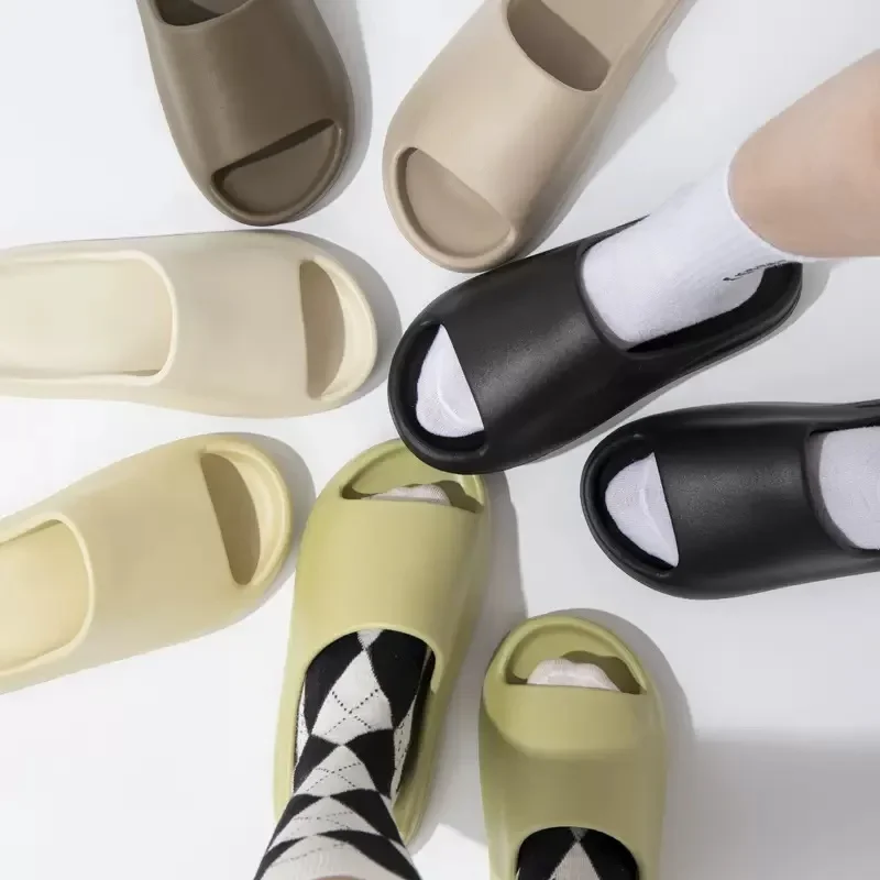 Unisex House Shoes Non-Slip thick Soft Platform Slide Sandals for Women Men Indoor Outdoor Shower Bathroom Slipper for Adult image 5