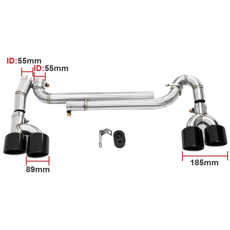 Stainless Steel Dual Car Exhaust Tip For BMW F25 X3 F26 X4 2011-2016 Up Quad Muffler Tips Tailpipe Exhaust System Nozzle Tuning