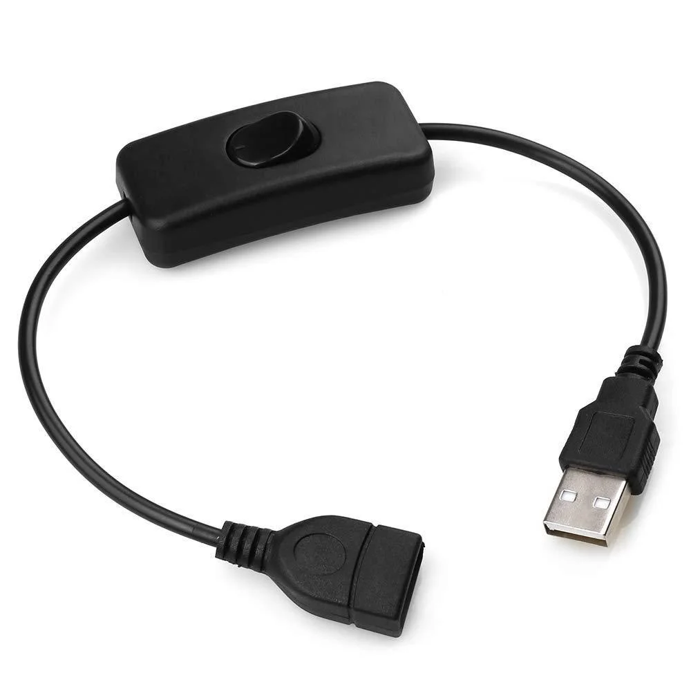 USB 5V 303 LED Switch USB cable switch cable ON OFF power device tool switch cable extension cable/extension switch Male Female