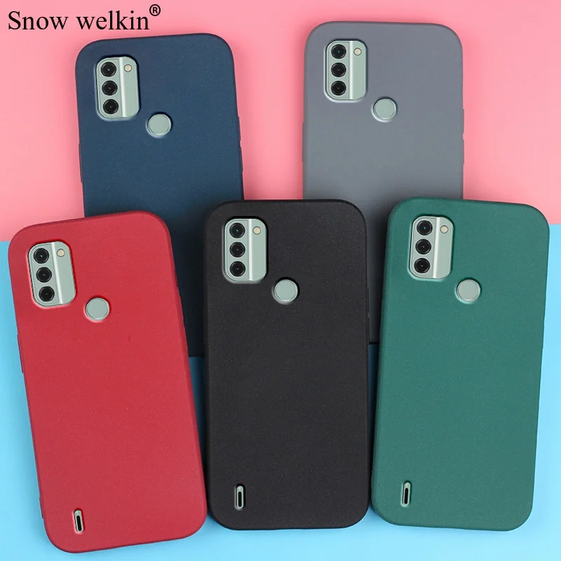 Sand Matte Soft Silicon Full Protect Shockproof Anti-Slip Case For Nokia C31 C30 C21 Plus C20 C10 C200 Phone Cases Cover