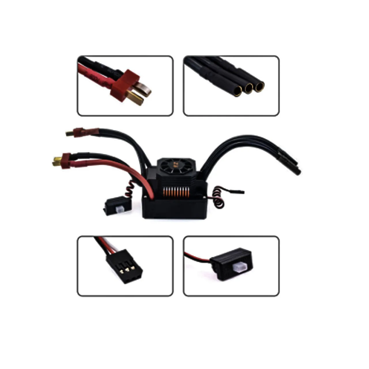 ZD Racing 8604 150A Brushless ESC Original Replacement Part for 1/7 DBX‑07 EX‑07 RC Racing Off‑road Car Model Accessories - view 4