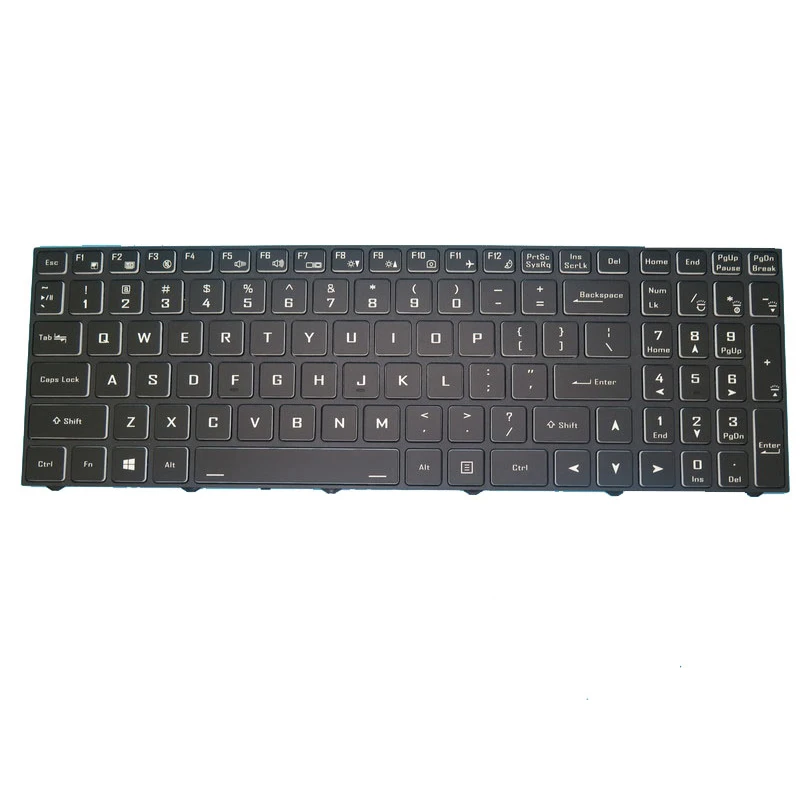 Laptop Keyboard For NEXOC B1512 United States US/German GR With Frame NO Backlit Film