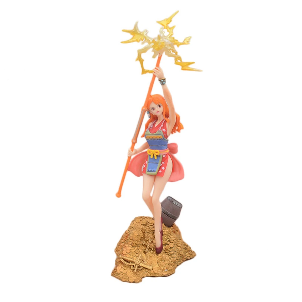 Figura de acción de Anime de One Piece Nami, modelo de juguete Diva Stick, colección de regalo de Luffy, figura Sexy, 23CM