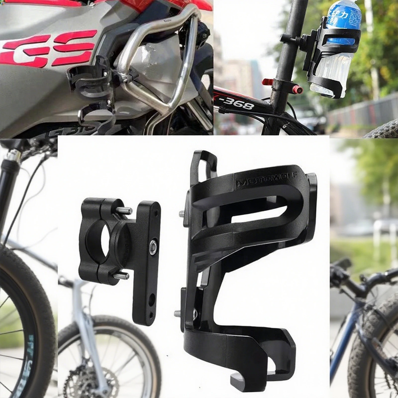 

Держатель для чашки для питья мотоцикла, съемное зеркало для верховой езды, руль, держатель для бутылки с водой, подстаканник для напитков, поддержка чашки для езды, путешествий