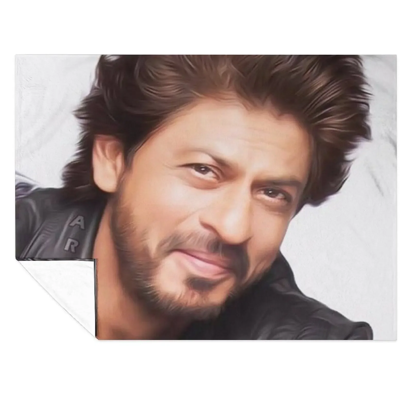 

shahrukh khan Throw Blanket Picnic Camping Hairy warm winter Blankets