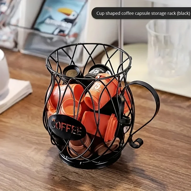 Supporto per Organizer per cialde di caffè di grande capacità per controsoffitto della cucina comodo ed elegante Rack di stoccaggio per