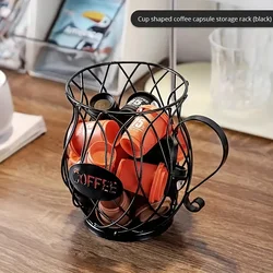 Supporto per Organizer per cialde di caffè di grande capacità per controsoffitto della cucina comodo ed elegante Rack di stoccaggio per l'arredamento di supporti per cialde di caffè