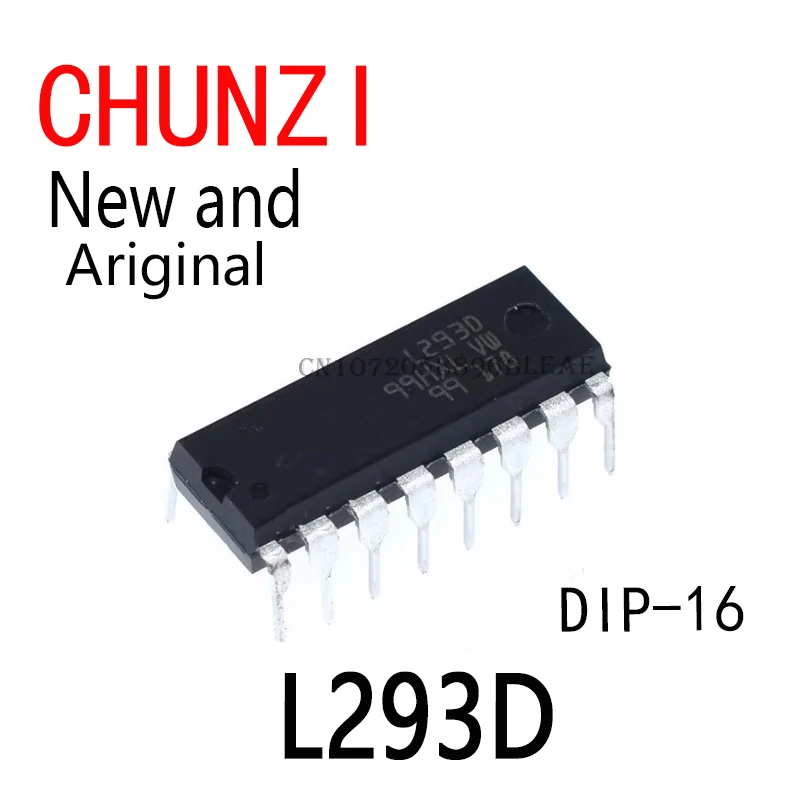 5 Buah IC Baru dan Asli L293 293D DIP-16 L293D