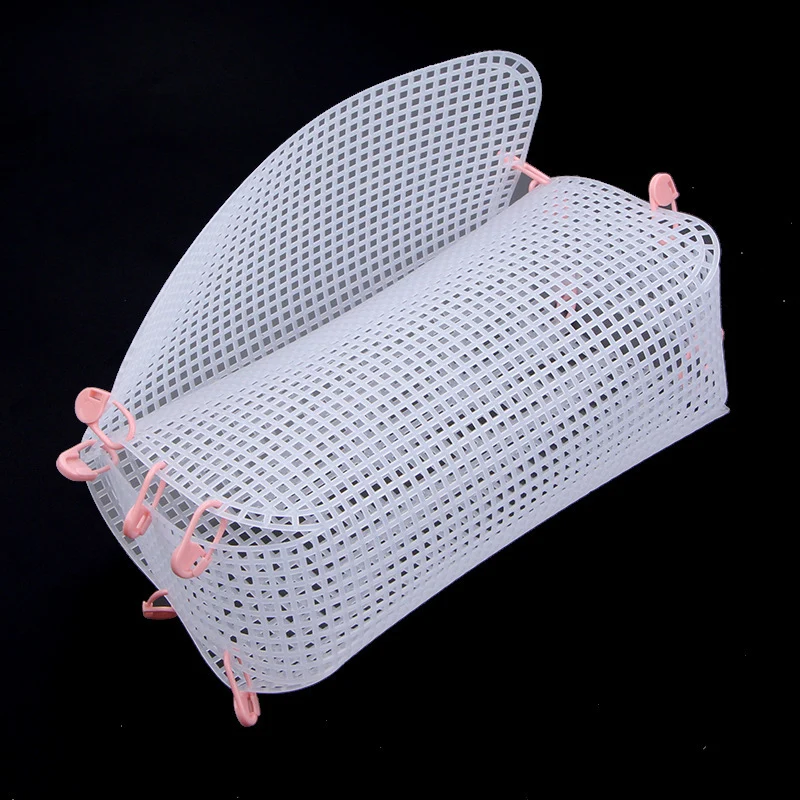 Knitting & Weaving Plastic Mesh Sheet Chenille DIY Bag Accessories Knit Helper