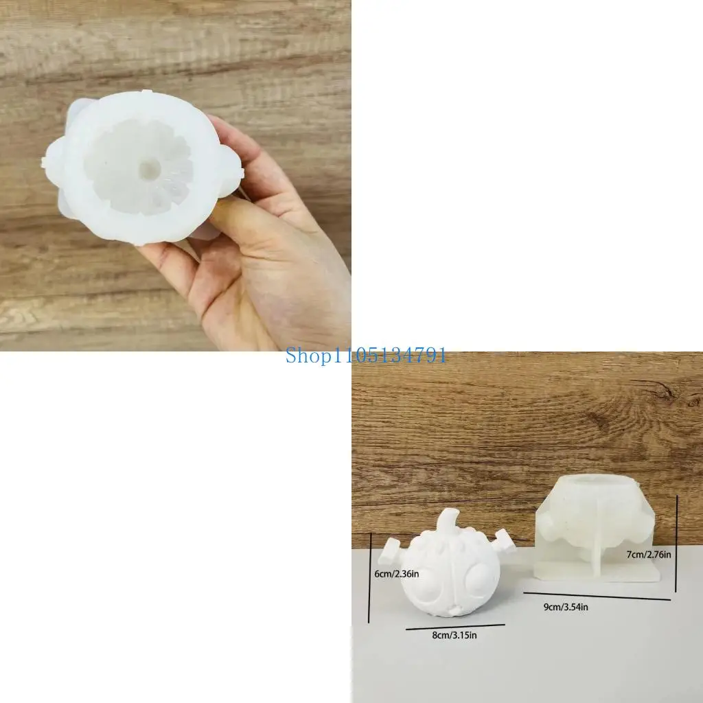 

98km Easy Demold Silicone Robot Pumpkin Maker Festive Celebration Accessories