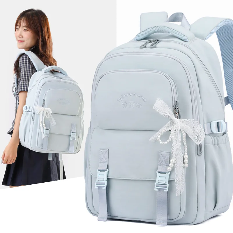 high-capacity-school-backpack-for-girls-college-and-high-school-students-campus-backpack-simple-pure-color-large-capacity