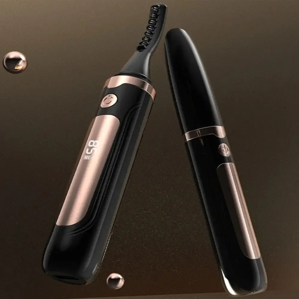 Long Lasting Electric Heated Eyelash Curler Anti-scald 4 Modes Temperature Portable Eyelash Curling Device Effortless LED Screen
