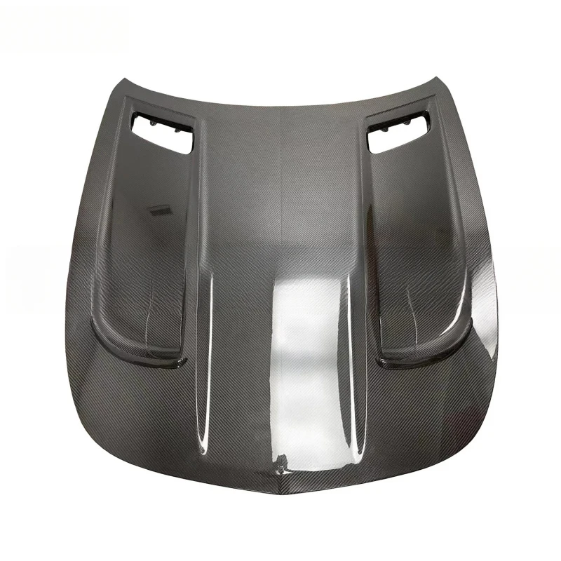 

Hot selling Black Series Style Type Dry Full Carbon Fiber Bonnet Hood 2015-2018