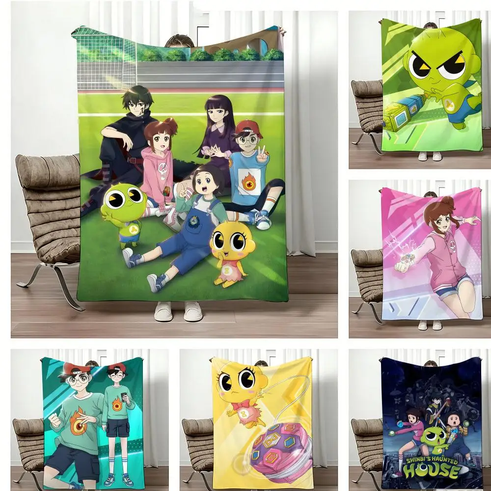 ANIME Popula T-The HauntedS Throw Lightweight 240g Flannel Blanket Soft Skin-friendly for Summer Cooling