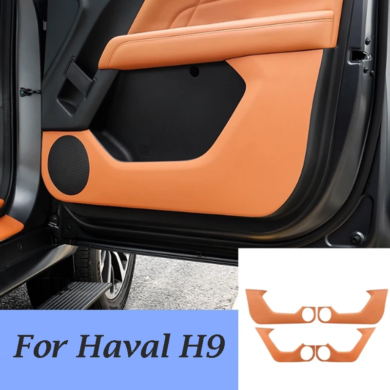 

4Pcs for Haval H9 2023 2024 2025 Auto Door Leather Anti Kick Pad Protector Sticker Interior Side Dustproof Film Car Accessories