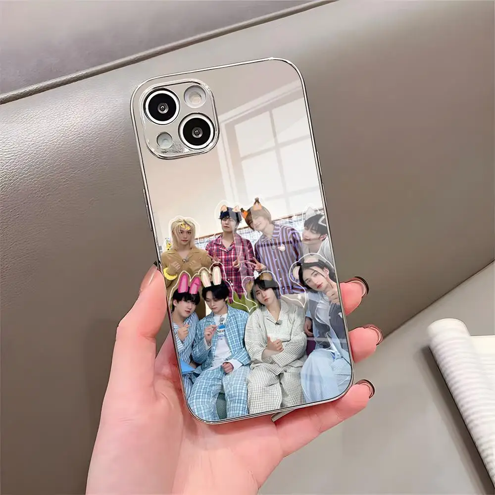 Kpop S-Stray K-Kids Phone Case For IPhone 17 Pro Max 15 Pro 16 14 Plus 12 13 Mini 11 Pro Shockproof Glass Cover view 5