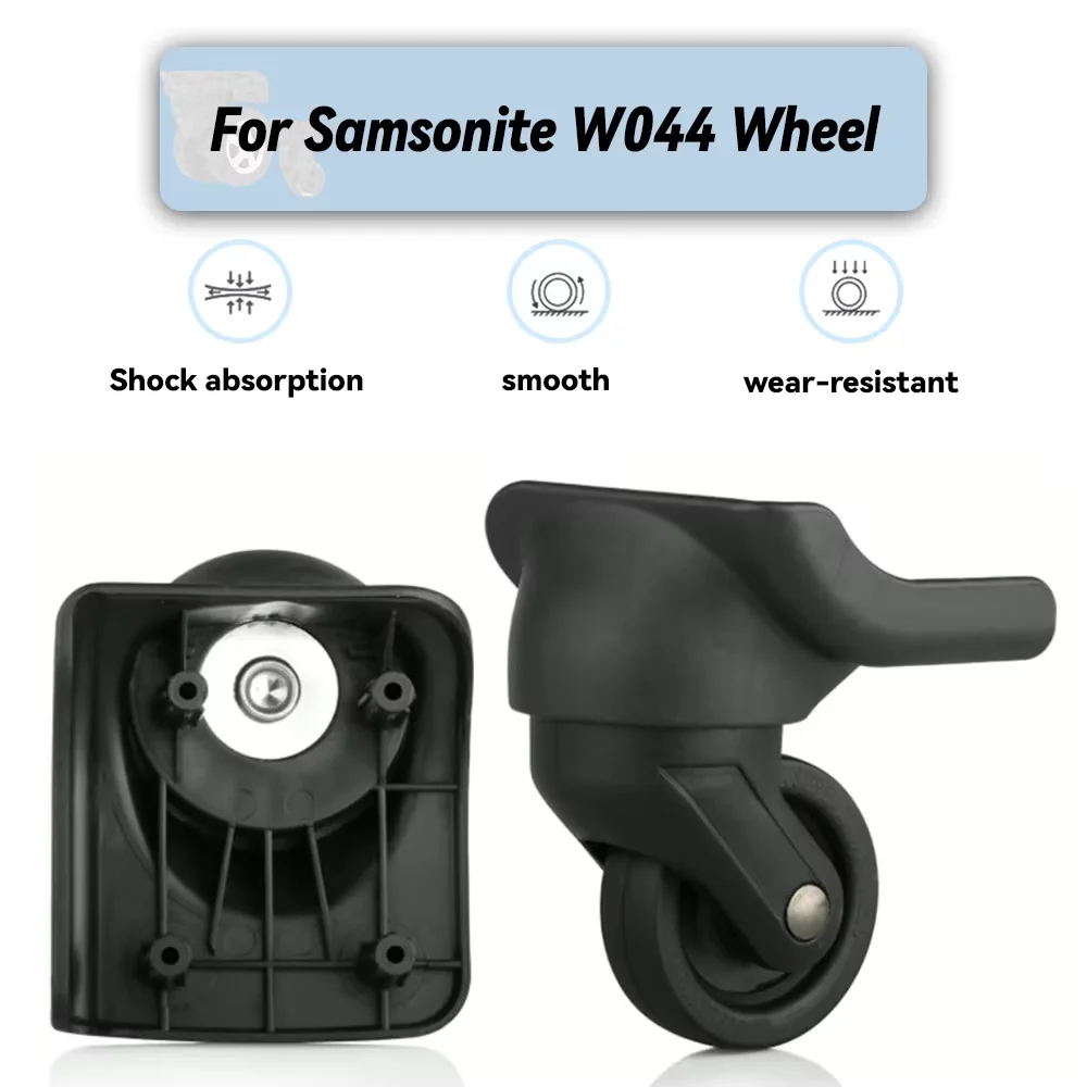 

For Samsonite W044 Universal Wheel Replacement Suitcase Rotating Smooth Silent Shock Absorbing Wheel Accessories Wheels Casters