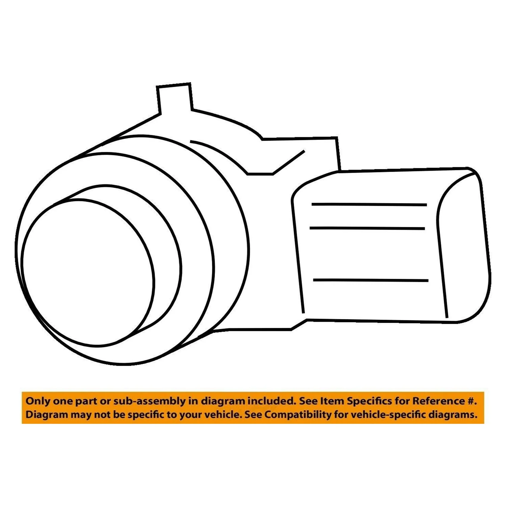 

Car Reverse Probe Park Assist Sensor 5MK60TZZAC Fit For CHALLENGER 300 2017-2021