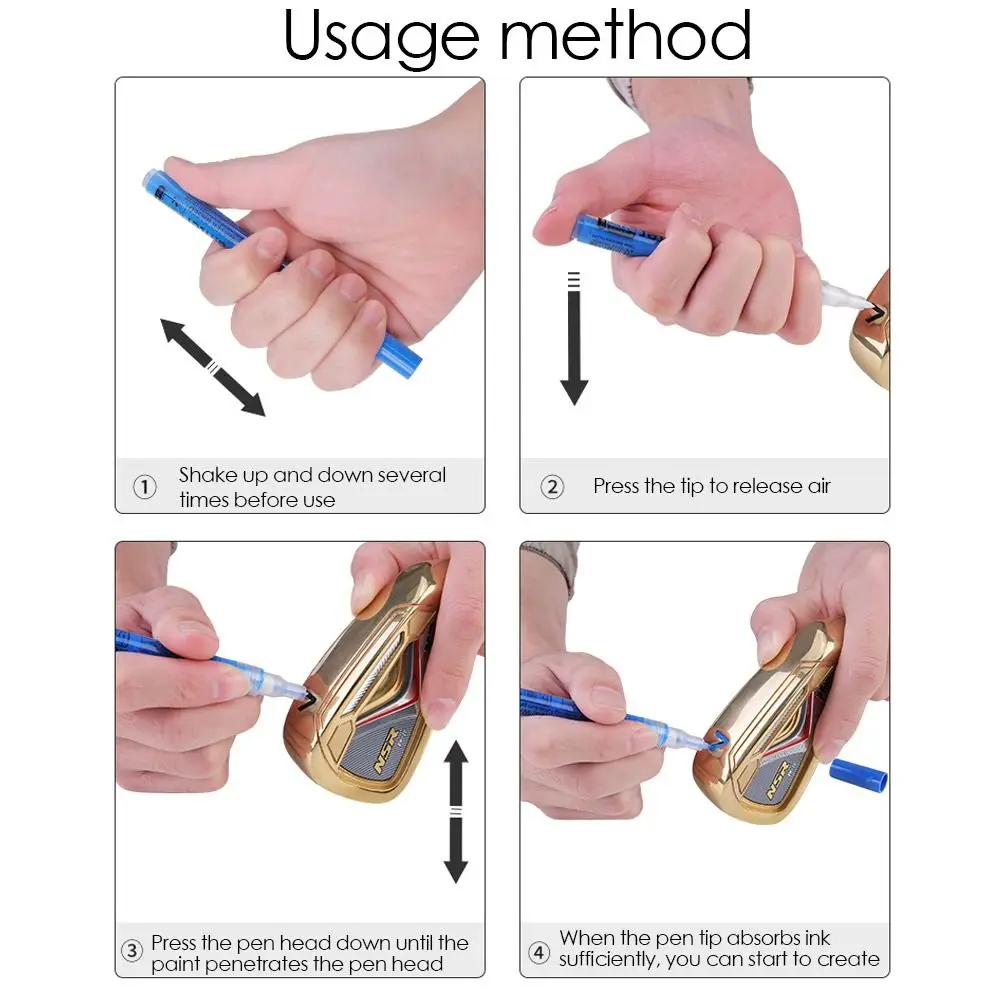 Bright Color Covering Power Sunscreen Waterproof Color Changing Pen Ink Pen Golf Club Pen Acrylic Painter