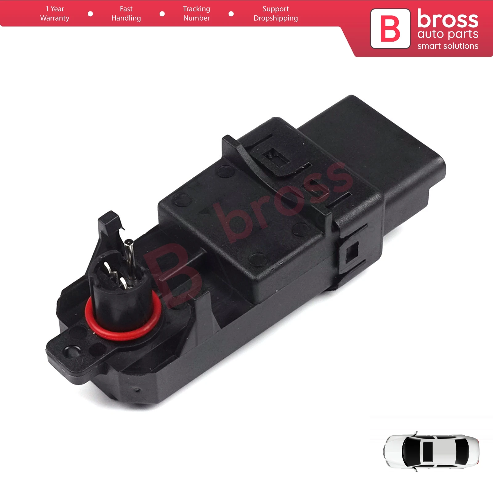 BDP1163 Power Window Regulator Control Motor Temic Module 6 Pin 288887 for Renault Megane 2 Clio 3 Scenic 2 Laguna Espace Modus