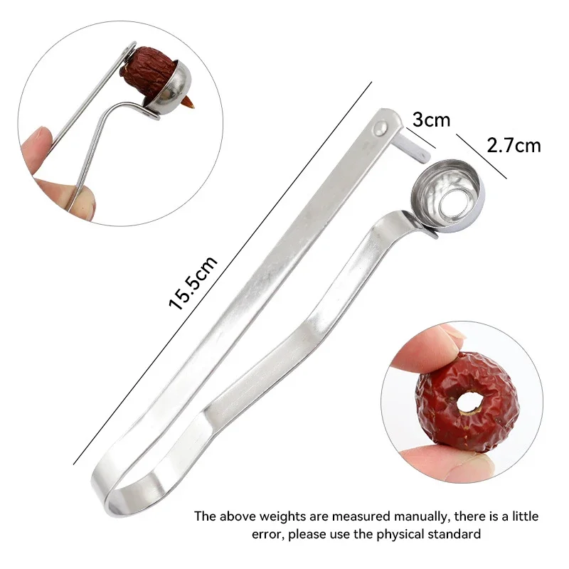 1Pc Stainless Steel Pear Seed Remover Cutter Kitchen Gadgets Vegetable Tool Apples Red Dates Corers Twist Fruit Core Remove Pit