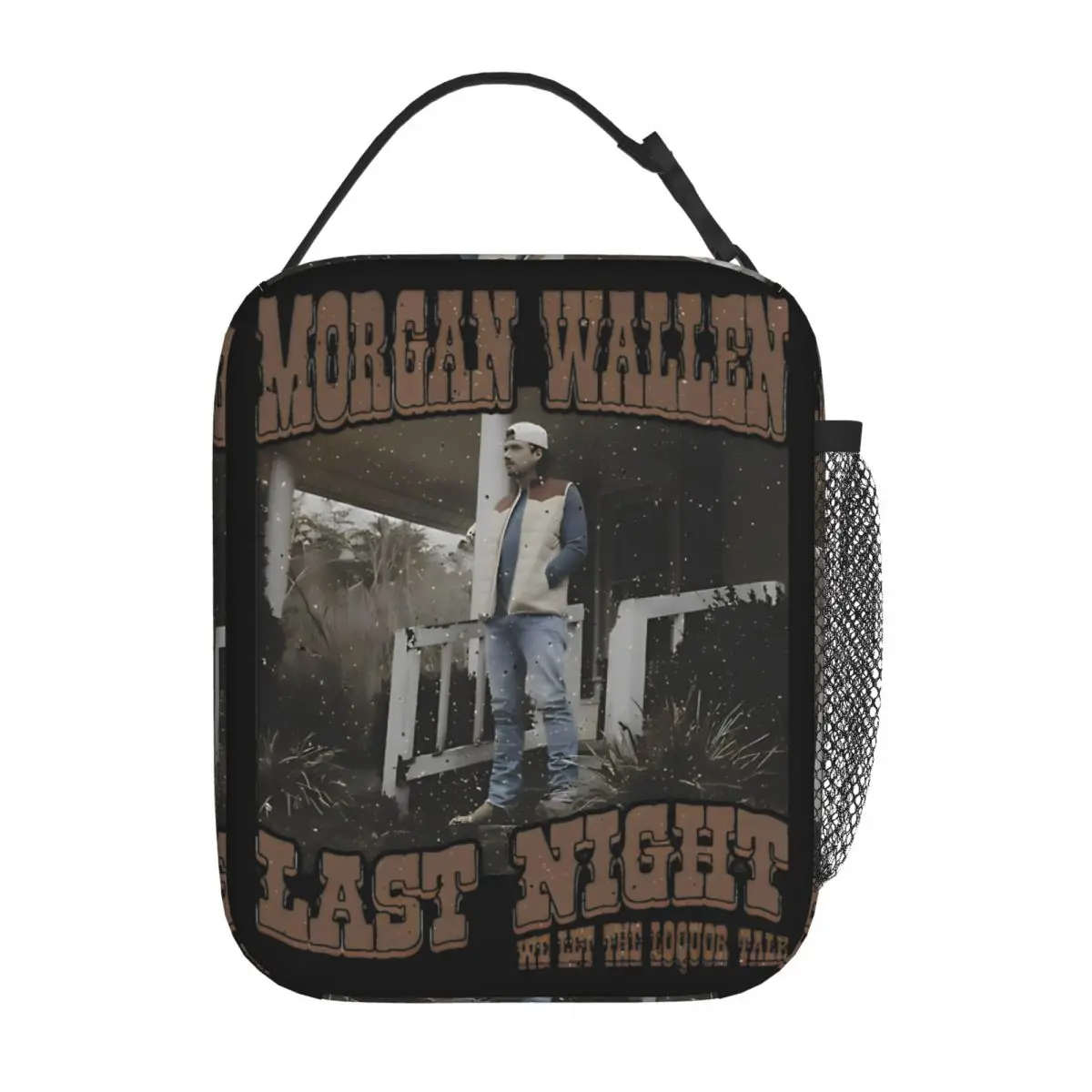 Vintage Morgan Wallen Cowgirl Country Accessoires Geïsoleerde Lunchtassen Voor Picknick Food Box Draagbare Koeler Thermische Lunchboxen