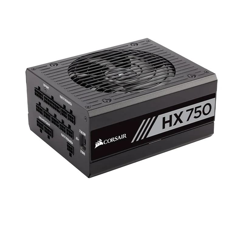 CORSAIR HX Series, HX750, 750 Watt, 80+ Platinum Certified, Fully Modular Power Supply