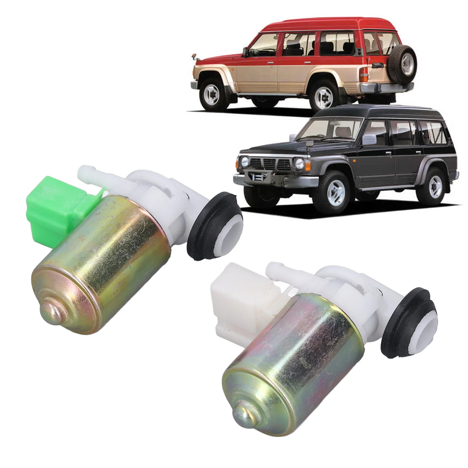 

Replacement Windshield Washer Pump 2 Replacement for Y60 1988‑1994 Windscreen Washer Pump Wiper Washer Pump Y60 1988‑1994