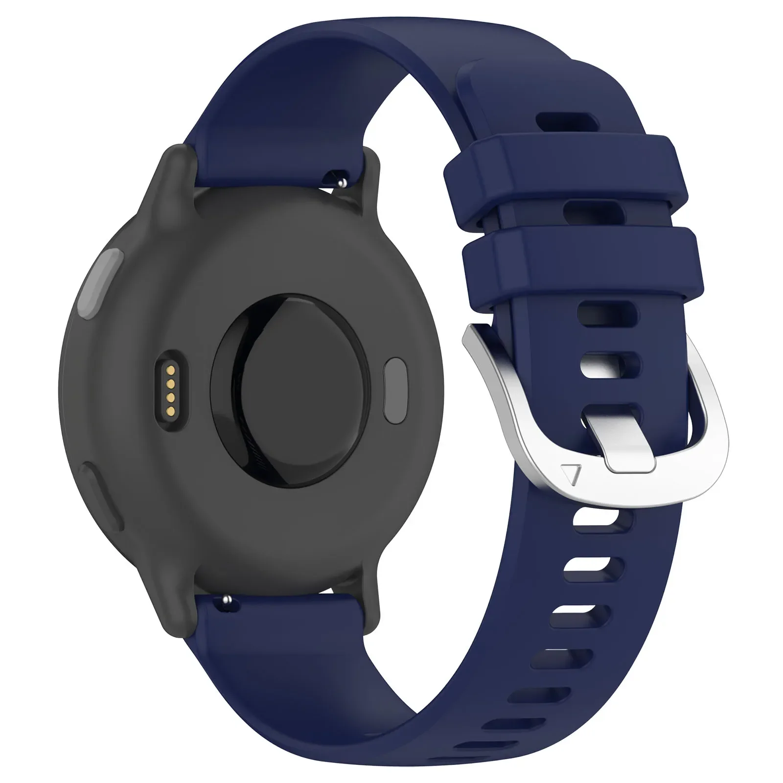 Garmin Venu, 18mm, 20mm, 22mm,music 255,vivoactive 3,3 s,venu sq 2,2 s,vivoactive 3,4,5用シリコンストラップ4秒、165、245、645