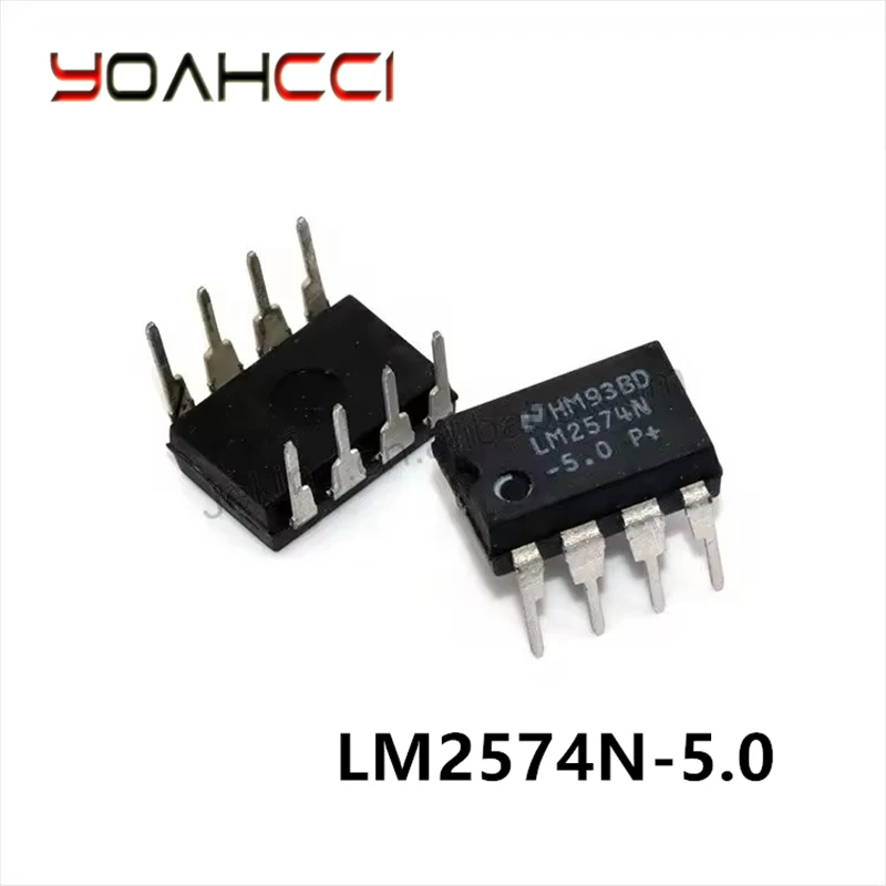 

5pcs LM2574N-5.0 LM2574N DIP-8 switching regulator chip Free Shipping
