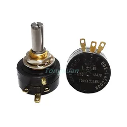 1pc WDD22P1 1k 2k 5k 10k Conductive Pastic Potentiometer WDD22 360 Degree Rotation Replace FCP22E 3Pins 6MM Round Shaft